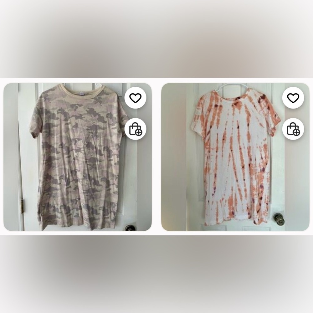 BUNDLE- 2 Old Navy T-Shirt Dresses Size Medium